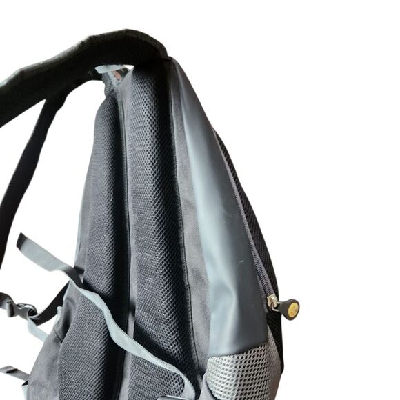 Wacky Paws Animal Backpack Large Black Gray Pet Transport Carrying Bag Head Hole - Picture 4 of 9